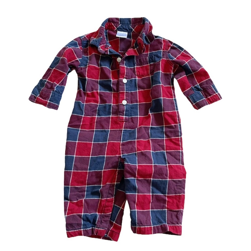 Gymboree flannel coverall